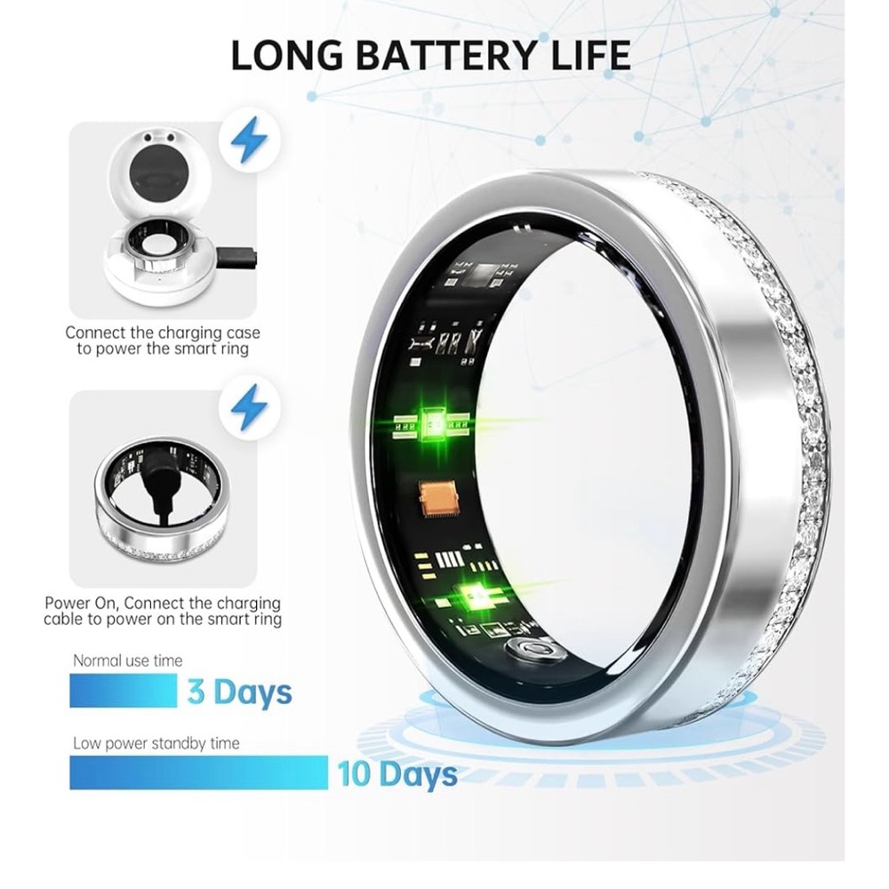 Advanced Silver Smart Ring - Picture 2 of 6